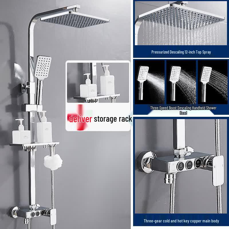 Yinosh Three-Button Shower System