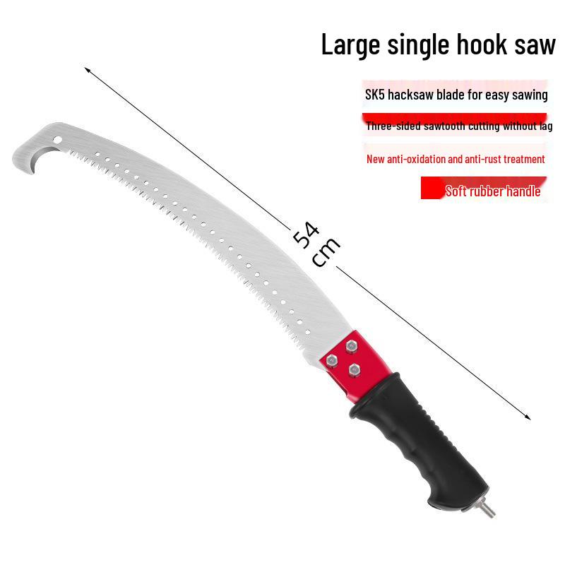 Telescopic Pole Saw: Long Reach Pruner for High Branches and Tree Cutting.