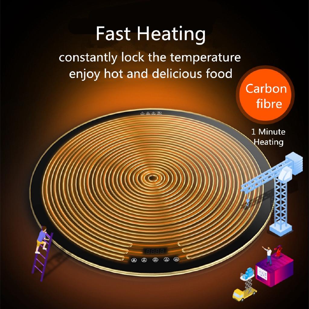 Hot Meals Insulation Board Dish Warm Machine Multifunctional Household Heating Board Intelligent Heating Hot Food Table