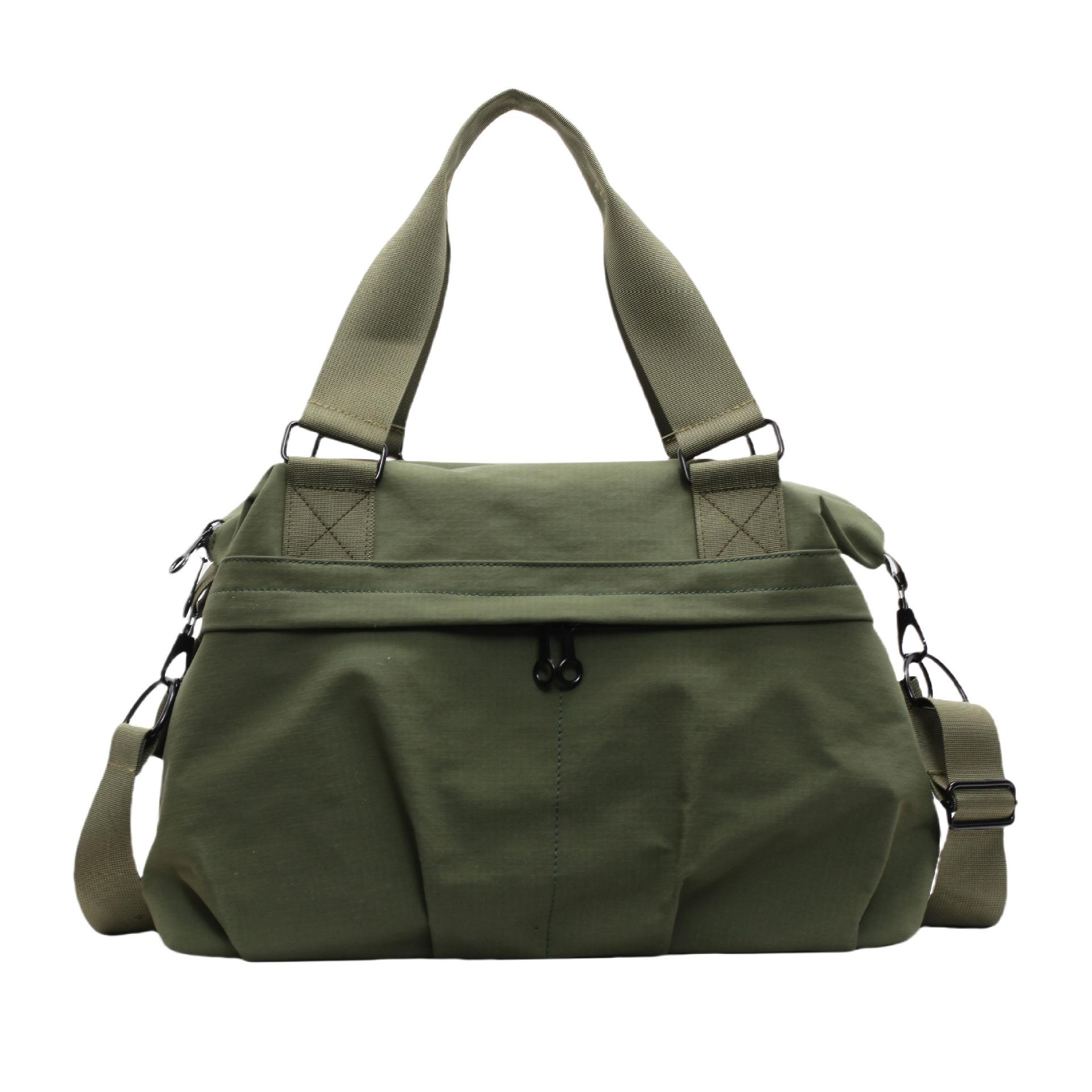

Men and Women s Daily Travel Bags Can Be Used To Travel with Pull Rod Luggage Bags with One Shoulder Large Capacity Work Commuting Bags зелёный