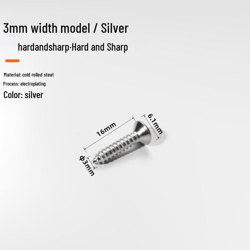 Комплект для сборки мебели: Саморезы, Дюбели, Винты с потайной головкой под крестовый шлиц