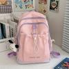 School bag student small backpack new girl travel light solid color popular small school bag high school student backpack