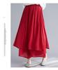 2025 Summer Women's Artistic Cotton Linen Wide-Leg Silk Cropped Pants