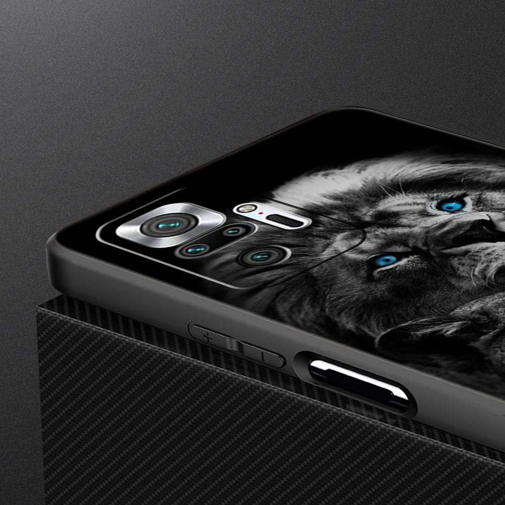 Lion Alpha Male Cub Phone Case For Xiaomi Redmi Note 14 13 5G 10 11 12 Pro Plus 4G 14C 13C 12C 10C Black Cover