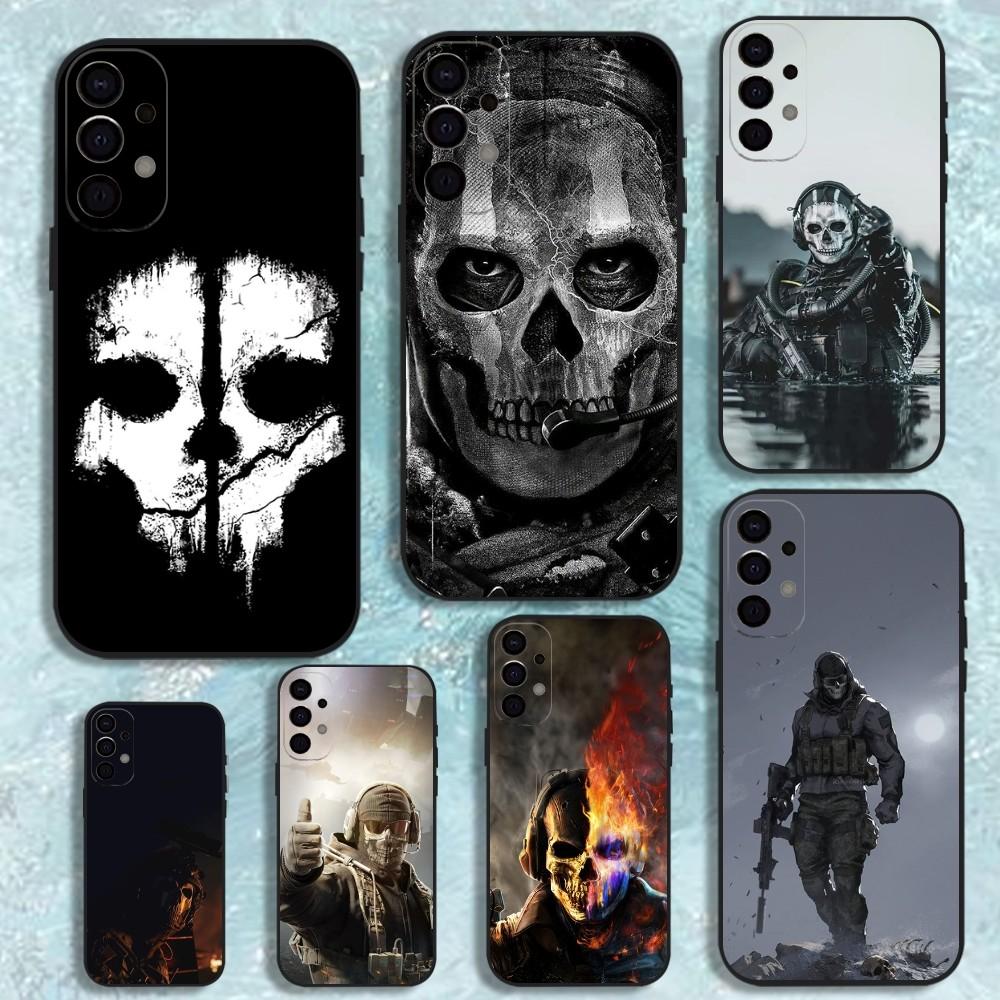 C-COD Call Of D-Duty Ghost Phone Case For Samsung S25,S24,S21,S22,S23,S30,Ultra,S20,Plus,Fe,Lite,Note,10,9,5G Black Cover