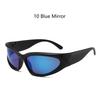 Y2k New Punk Sports Sunglasses For Men Women Luxury Brand Designer Sun Glasses Men's Fashion Vintage Shades UV400 Goggle Eyewear