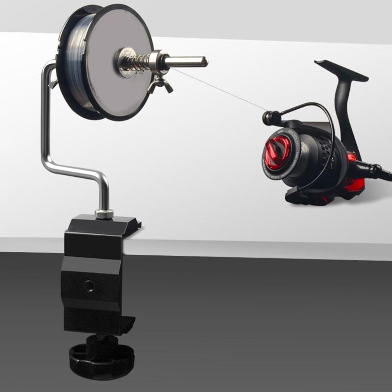 Portable Fishing Line Reel Spooler Machine Fishing Line Winders Spooler with Clamp Stable Spooler Machine Easy To Install
