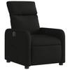 Vidaxl Electric Recliner Armchair, Black, Fabric Upholstered
