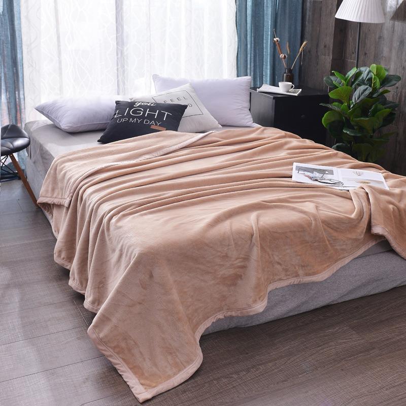 Thick Milk Velvet Blanket Double Bed Bedding Soft and Skin Friendly Home Textile Multiple Styles To Choose From Machine Washable Not Easy Shed Hair