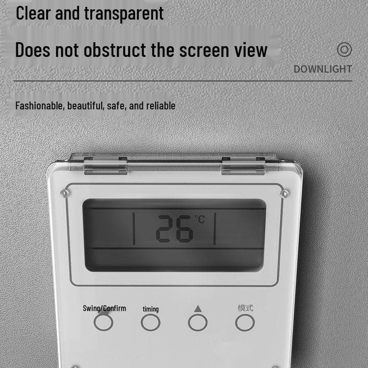 Childproof Waterproof Thermostat Touch Switch Cover for Air Conditioner
