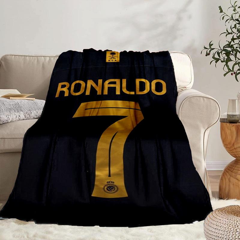 Ronaldo's Number Seven Portable Blanket/Soft Blanket Bedding Blanket Suitable for Travel Camping Living Rooms Offices Sofas Fan Gifts