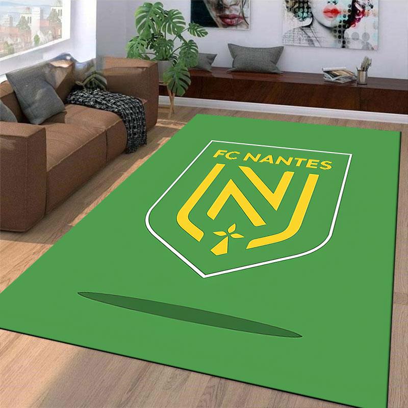 FC Nantes Logo Carpet suitable as a non-slip mat for the living room or bedroom sofa