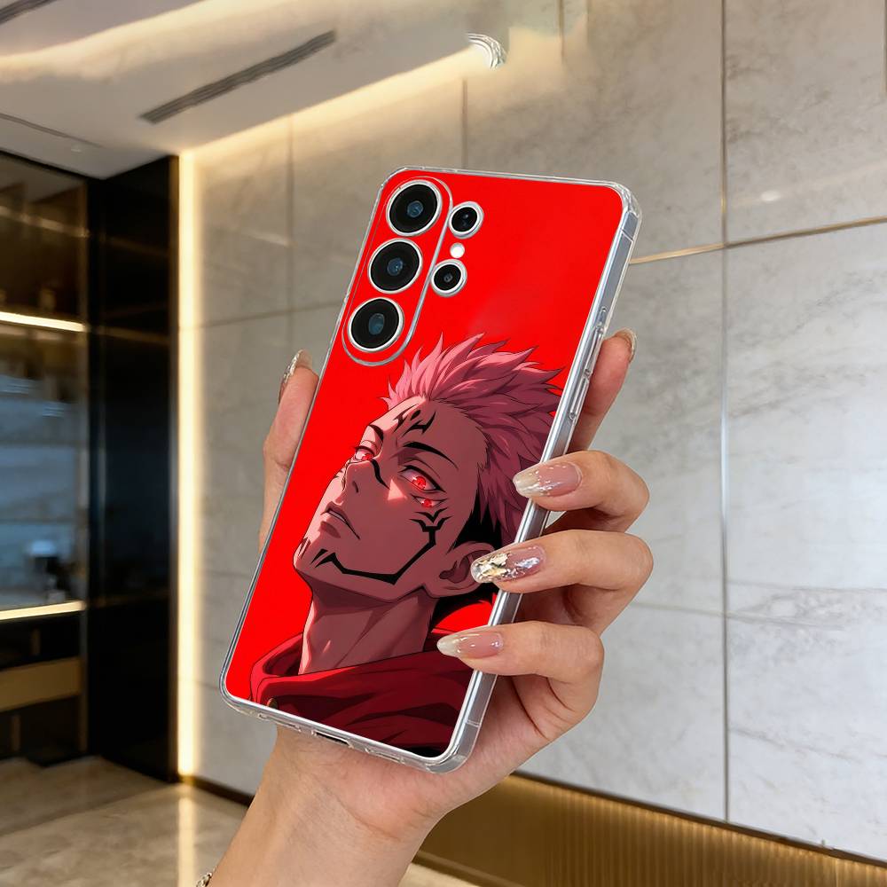 

Anime main characters-Yuji Itadori Clear Phone Case for Samsung S25, S24, S21, S22, S23, S30, Ultra, S20, Plus, FE, Lite Samsung S24Ultra