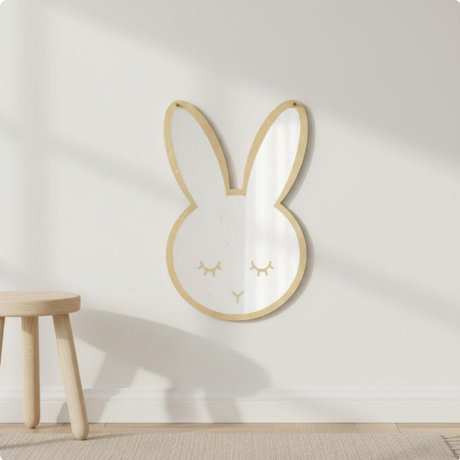 Nordic Style Hanging Mirror Shatterproof Acrylic Lightweight House Decoration for Kids,