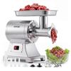 VEVOR Commercial Meat Grinder, 4.2 kg/Min Capacity, #12 Electric Meat Mincer with 2 Plates, 3 Sausage Stuffing Tubes & Kibbe Kit