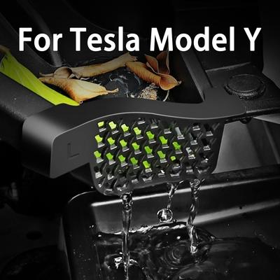 Groove Filter Filter Net Accessories 2Pcs Debris Filter Anti-Clogging Front Trunk Water Guide For Tesla Model Y Water Channel