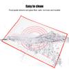 Kitchen Baking Tools Non-Stick Silicone Rolling Kneading Dough Mat with Scales for Home Use(Red