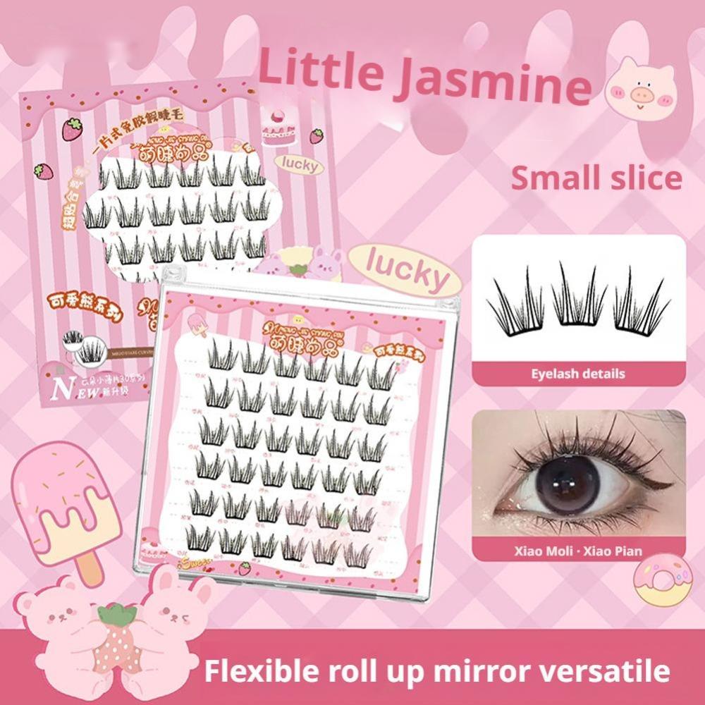 6-Row False Eyelashes Natural Look DIY Lash Extension Kit 3D Faux Mink Lash  Personal Care