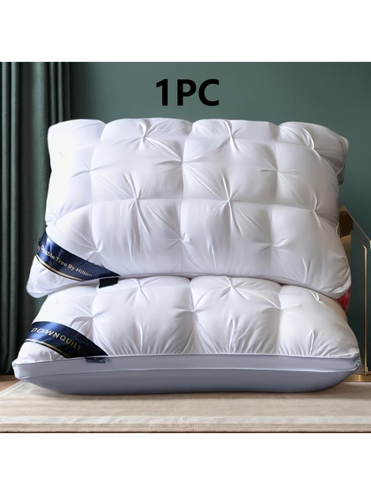 1/2pcs Twisted Flower48 × 74cmStar Hotel High and Low Pillow Home No Collapse Cervical Pillow Insert Waterable Wash Pillow Inner