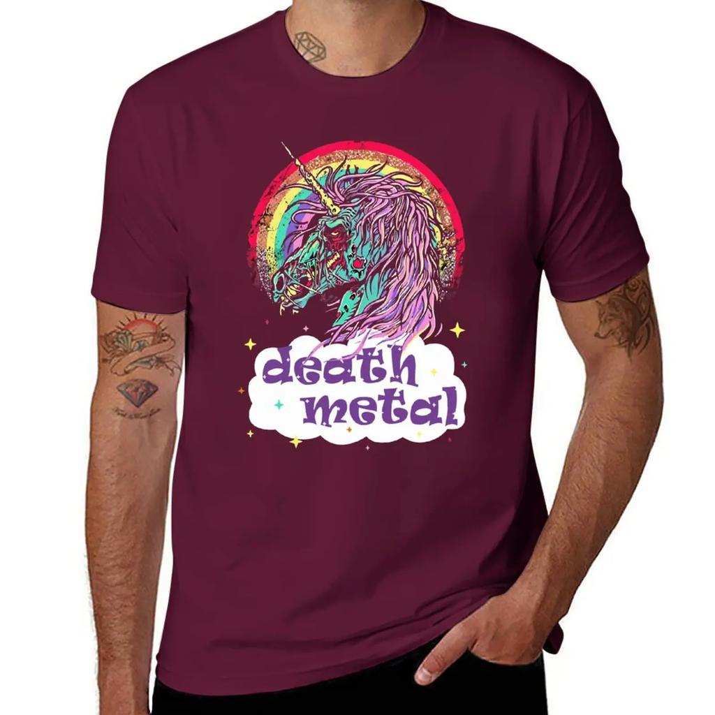 Zombie Unicorn Death Metal T-Shirt blanks quick drying plain t shirts