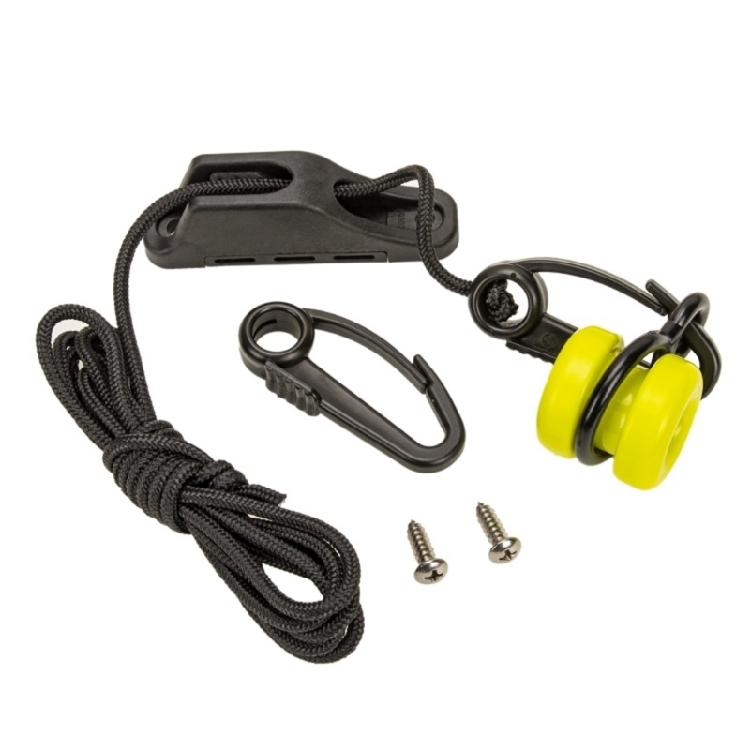 

Downrigger Retrievers With 86Inch Cord Locking Cleat And Hook Ideal For Various Fishing Techniques чорний