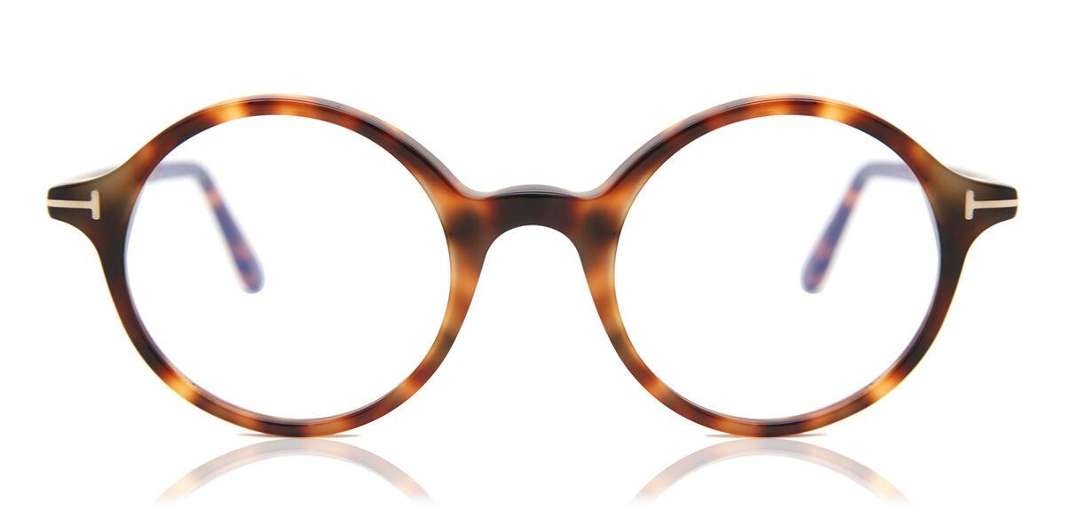

Tom Ford Ft5834 B Blue Light Block 053 Men Eyeglasses Dark Tortoise/47