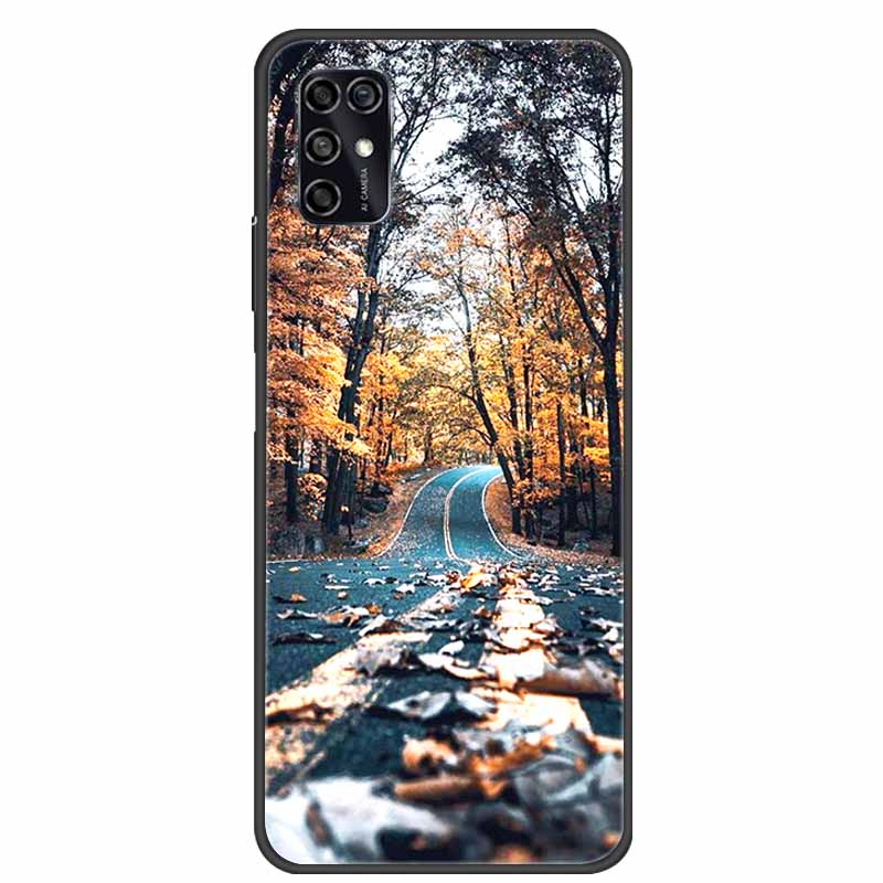 For ZTE Blade V2020 Smart Case Black Bumper Silicon TPU Soft Phone Cover Case For ZTE Blade V20 Smart 8010 Funda Cartoon Coque