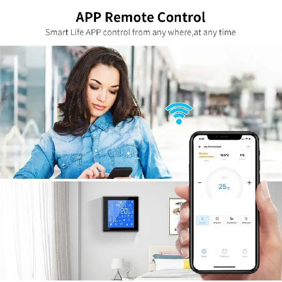 WiFi Smart Thermostat Temperature Control for Electric Floor Heating Water/Gas Boiler Temperature Tuya Google Home Alexa Yandex