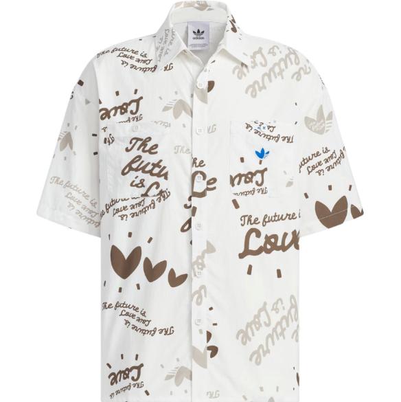 Adidas Originals SS24 Chinese V-Day Shirt JM5152 Men's White
