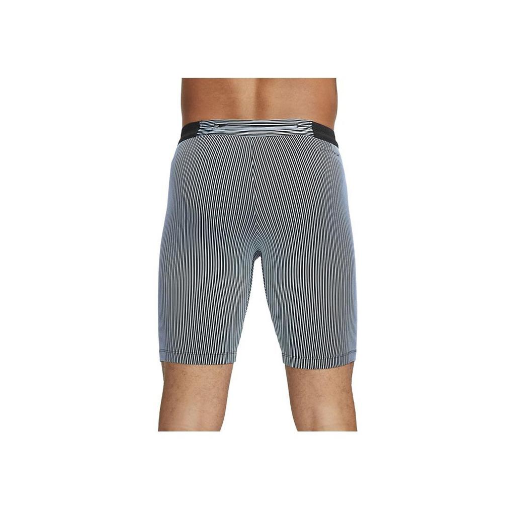 Nike Pruhovaný celoplošný potisk s logem Běžecké kompresní šortky Pánské šortky Polárně modrá DM4623-017