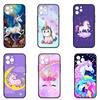 Anime Unicorn Cartoon  Horse Soft Phone Cover for Apple iPhone 16 11 Pro XS Max X XR 6 7 8 6S Plus + SE 2022 8+ Silicone Case