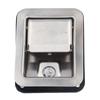Truck Paddle Lock 5.5in Long 4.3in Wide Ergonomic Electroplated Stainless Steel Truck Tool Box Lock 