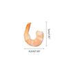 4PCS/Pack Artificial Shrimp Pvc Simulated Food Simulated Food Shrimp Shrimp Model Decorations Display Shooting Tool