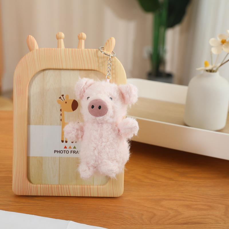 

Panda plush doll bag pendant car keychain chain female bear hanging jewelry penguin bag hanging 12CM