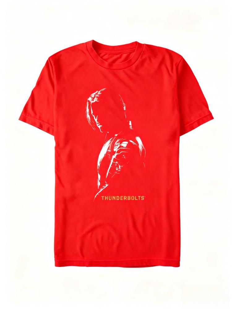 Marvel Genuine New Vintage Marvel Thunderbolt Bucky Barnes Printed Unisexs and Womens Short Sleeve Plus Size TShirts in Shadow L
