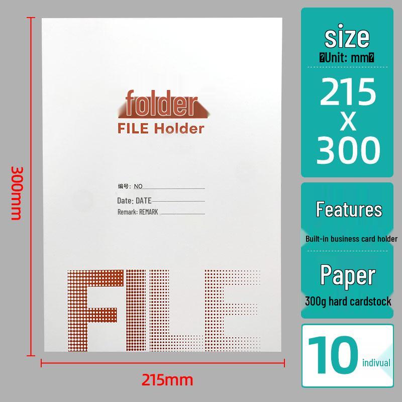 A4 Single Pocket Document Folder with Custom Printing