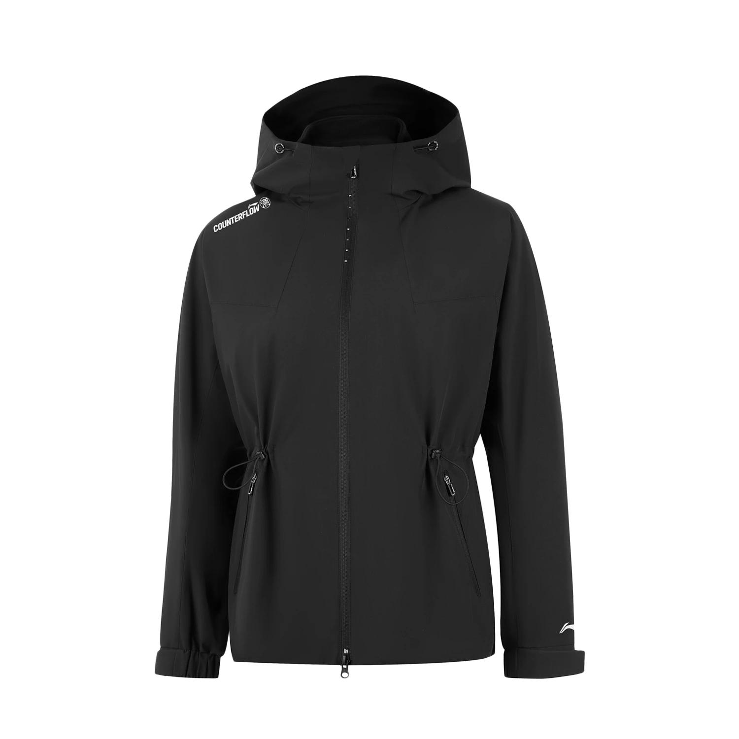 

Li-Ning Удобная Простая Свободная Толстовка с Капюшоном Три-в-Одном Модная Спортивная Куртка Женские Куртки AWBV090-2 S