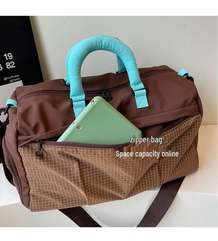 Women's Large Capacity Travel & Fitness Bag with Shoe Compartment