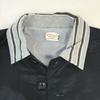 Wilson USA 100% Nylon Coach Jacket Men M Black Hit Union Vintage(USED)