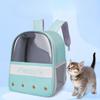 Foldable Cat Bag Pet Bag Breathable Double Shoulder Pet Going Out Carrying Dog Bag Portable Transparent Cat Bag Large Capacity