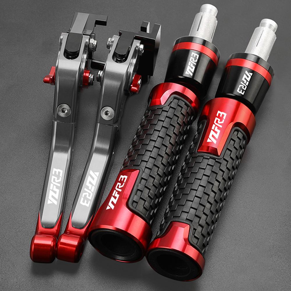 Accessori Moto Leve Freno Frizione Regolabili Estremità Manubrio Per YAMAHA YZFR3 YZF R3 2015 2016 2017