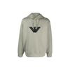 Emporio Armani logo-embroidered drawstring hoodie 6R1ME5-1JHSZ-00A2