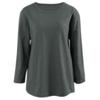 Shop   Women S Round Slub CoTTon 3 4 Sleeve T ShirT Ivory Dai wSh 1003