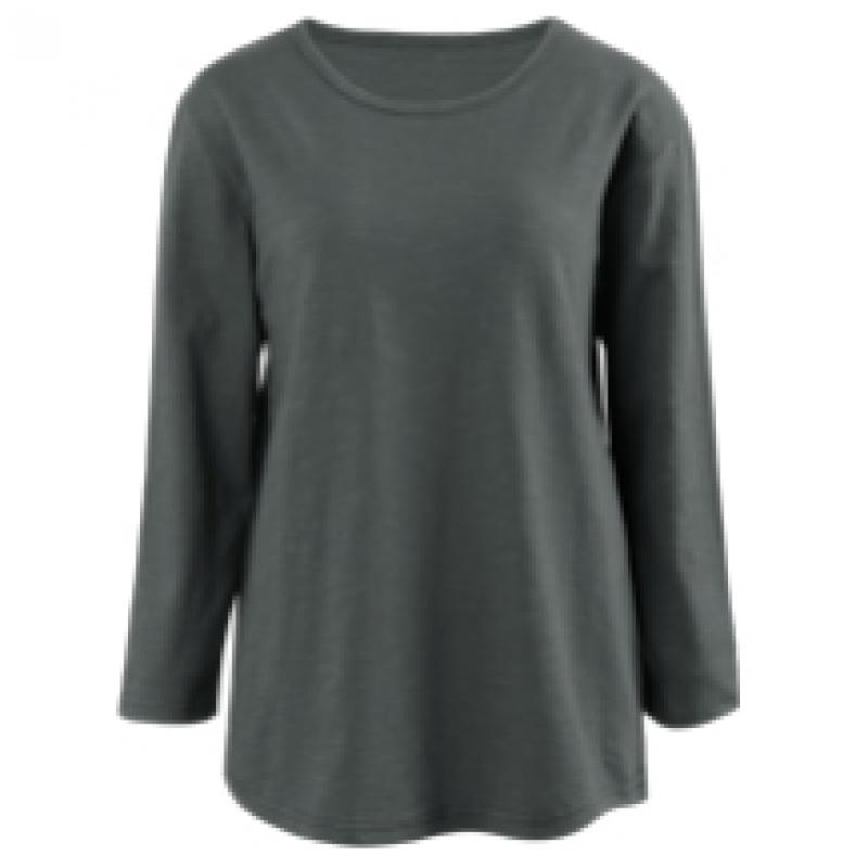Shop   Women S Round Slub CoTTon 3 4 Sleeve T ShirT Ivory Dai wSh 1003