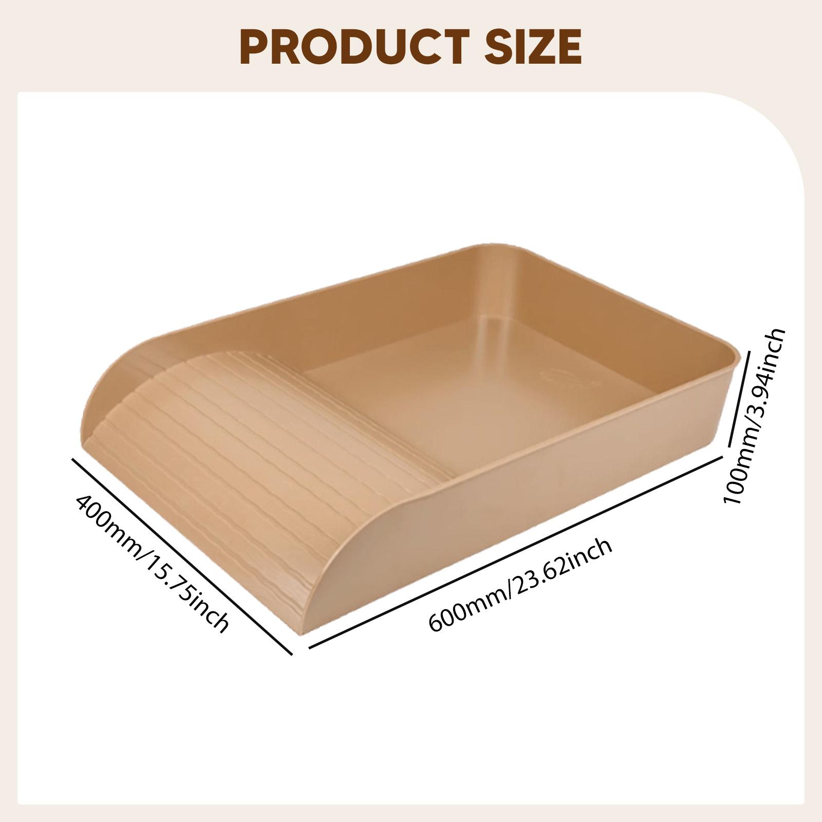 

Reptile Bathing Pool with Ramp Reptile Food Water Bowl for Frog Turtle Gecko Tortoise Food Dish Reptile Food Water Bowl коричневый