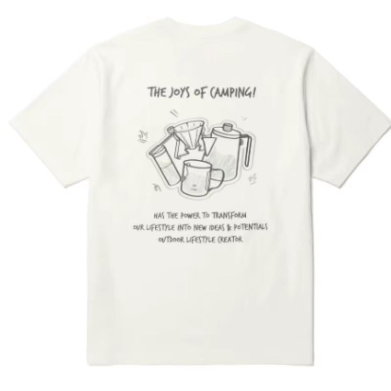 Summer Simple Pattern Printed KoreanStyle Creative Fun Casual Pure Cotton RoundNeck Casual Unisexs ShortSleeved TShirt S