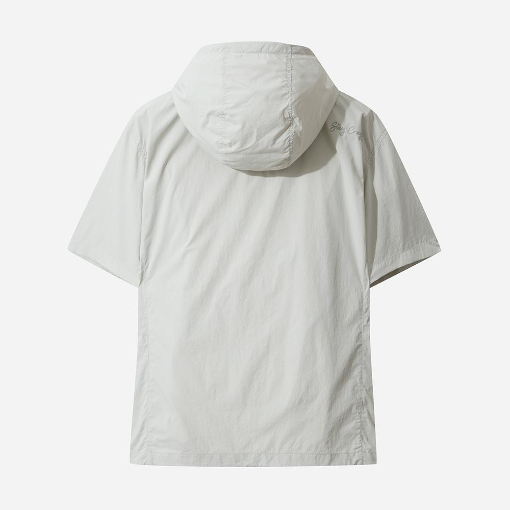 DOD Ice Wave Short Sleeve Hooded Jacket For Men (L.Grey)