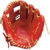 ZETT Youth Softball Ground Brown Size BJGB76535F Glove, Hero, All-Around, Red/P (6432), M,