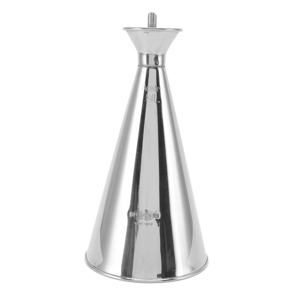 304 Stainless Steel Oil Dispenser Bottle 250ml/500ml/750ml/1000ml Vinegar Cruet Pourer Outdoor BBQ
