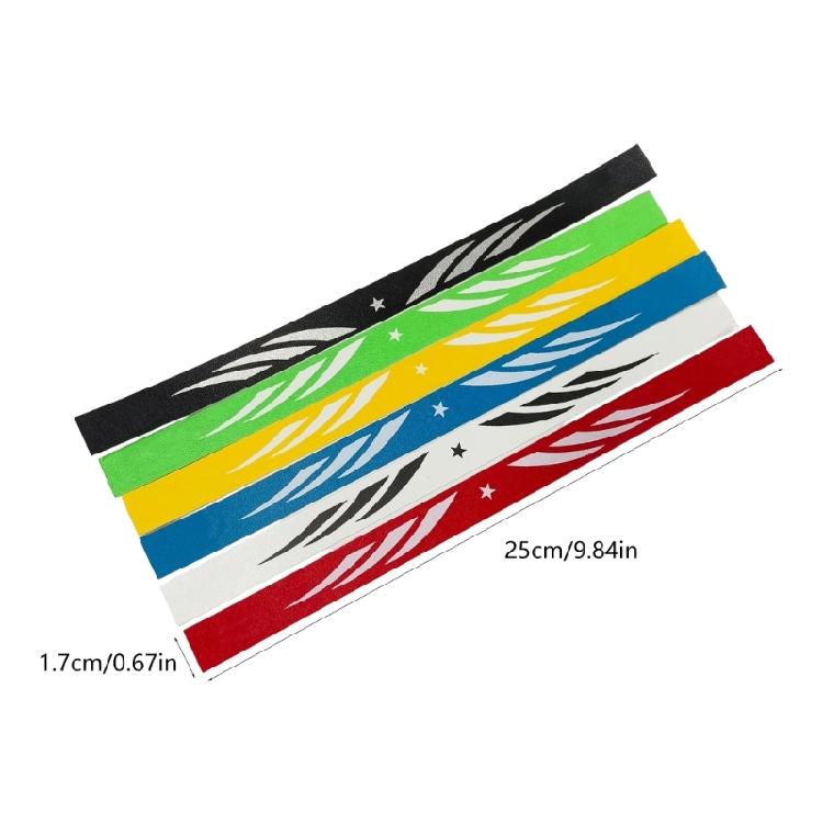 Badminton Racket Head Scratch Prevention Sticker Multicolor Racquet Frame for Easy Application
